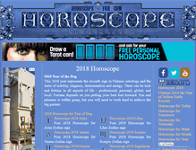 Tablet Screenshot of horoscope-for.com